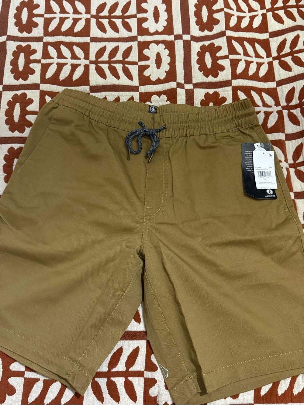 Volcom Frickin Elastic Waist Shorts NWT